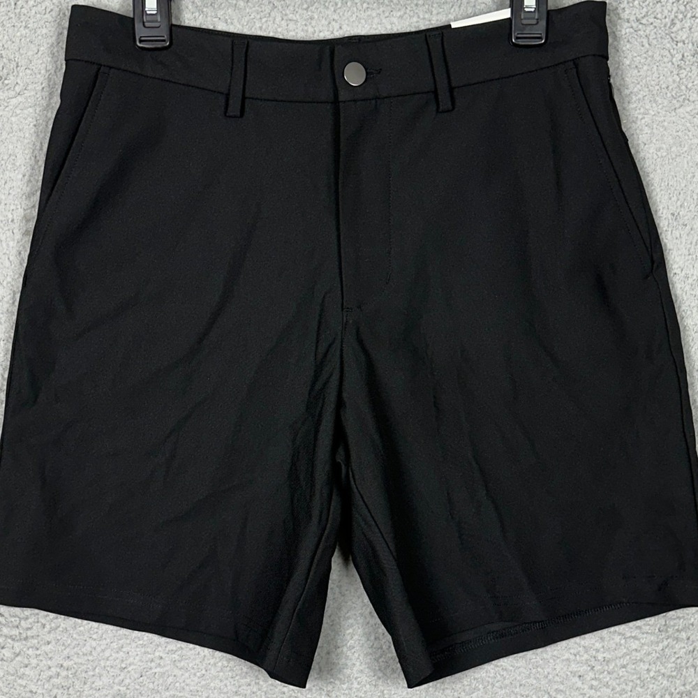NEW Old Navy Shorts Mens 31 Tech Hybrid Black 4-Way Stretch Chino Flat Front NEW